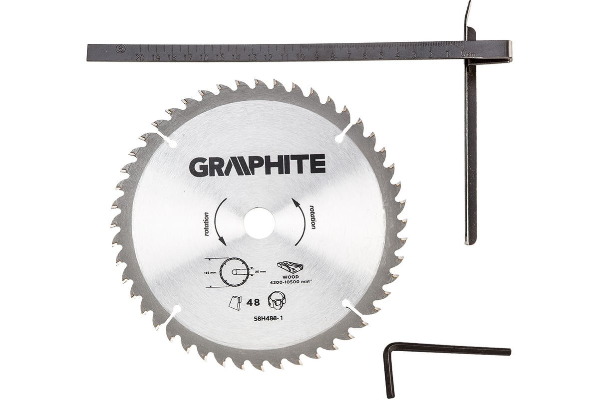 Дисковая пила graphite 58g488