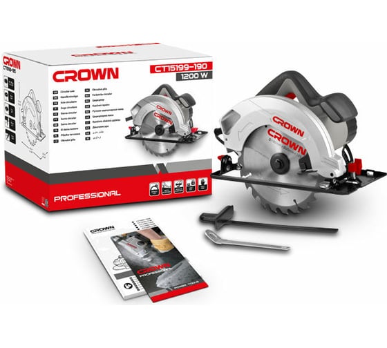 Дисковая пила CROWN CT15199-190