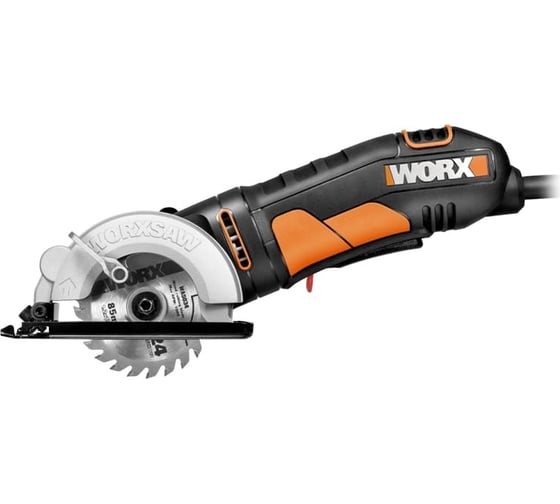 Дисковая пила WORX 400 Вт, 85 мм, кейс WX423.1