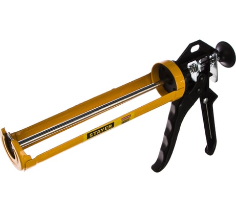 Полуоткрытый алюминиевый пистолет STAYER Professional 310мл 0671