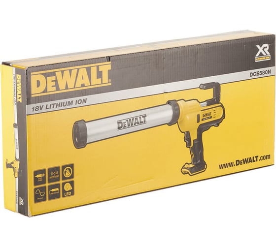 Аккумуляторный пистолет для герметика Dewalt XJ DCE580N