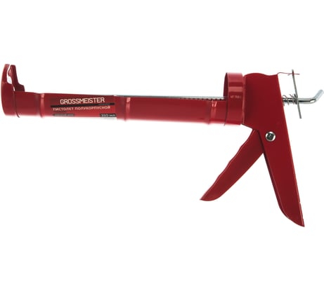Полукорпусной пистолет GROSSMEISTER Standard, зубчатый шток, 310 мл 005402002