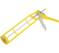 Пистолет для герметика ТУНДРА пластиковый скелетный корпус, круглый шток, 225 мм 9716606