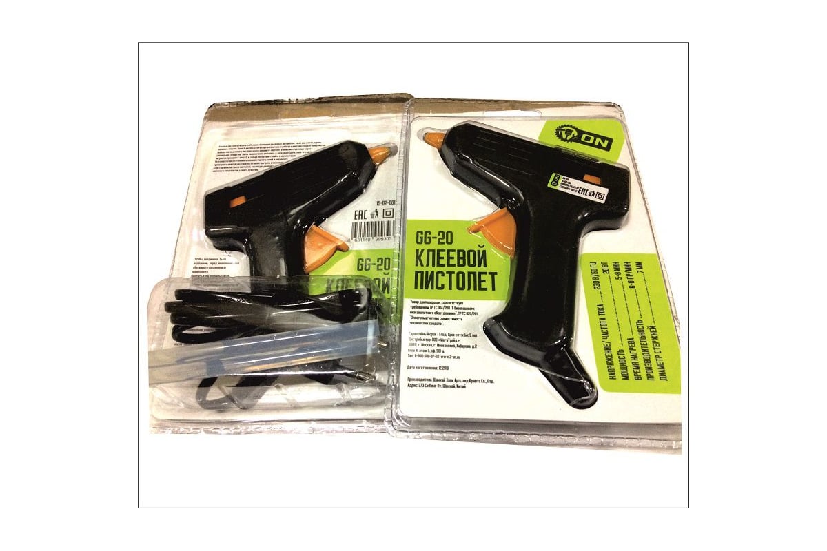 Электрический клеевой пистолет ON GG-20 15-02-001 - выгодная цена ...