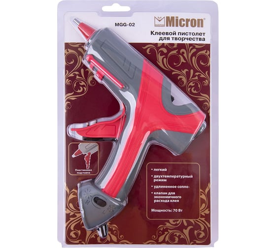 Клеевой пистолет для творчества Micron MGG-02 d 11.2 мм 664932
