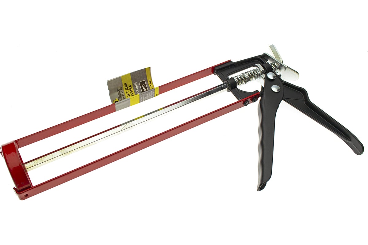 Скелетный усиленный пистолет для герметика ЧЕГЛОК ПС-400 красно-черный ...