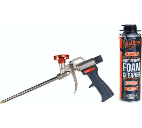 Пистолет для монтажной пены Tulips tools, тефлон Art, очиститель IM11-513