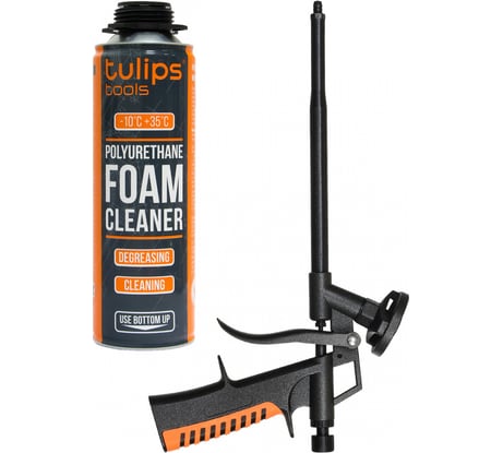Пистолет для монтажной пены Tulips tools, тефлон, очиститель IM11-512