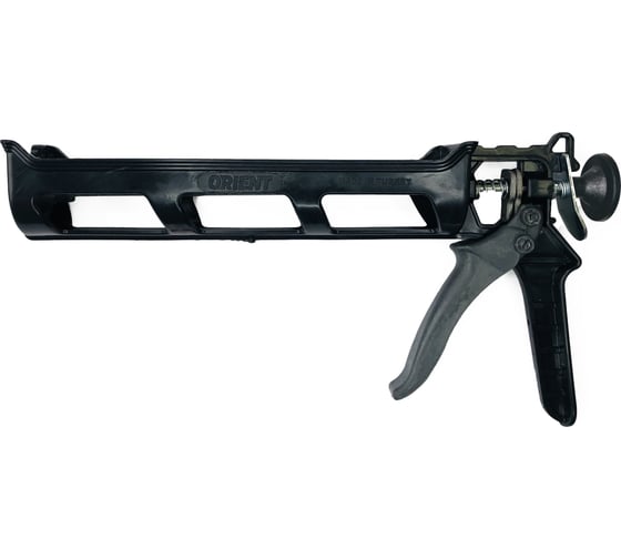 Пистолет для герметика Bull Orient, ПВХ, черный AKT24S 1