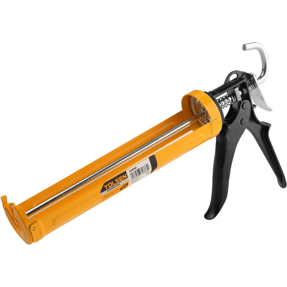 ПистолетдлягерметикаTOLSEN225мм,полуоткрытый,алюм.корпус43050