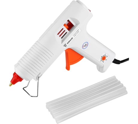 Клеевой термопистолет DEKO DKGG150 150Вт, SET2, с функцией THERMAL CONTROL, набор клеевых стержней 063-4973