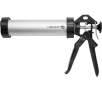 Пистолет для герметика с алюминиевой тубой Hogert Technik 300 мл HT4R405