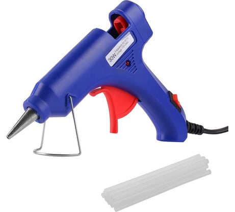 Клеевой термопистолет DEKO DKGG30 30Вт SET2 с набором клеевых стержней (12 шт, 7 мм) 063-4979