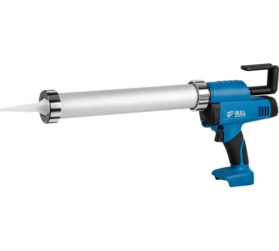 Аккумуляторный пистолет для герметика BULL CG 1860 SOLO, 300/600 мл, 2500 Н, 8,3 мм/с, рег. скор. 1304624