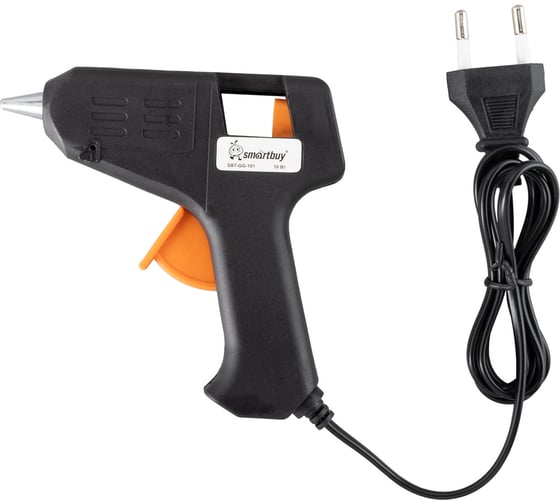 Пистолет клеевой электрический Smartbuy 10 Вт, D=7 мм, алюмин.сопло, шнур 1 м, tools SBT-GG-101