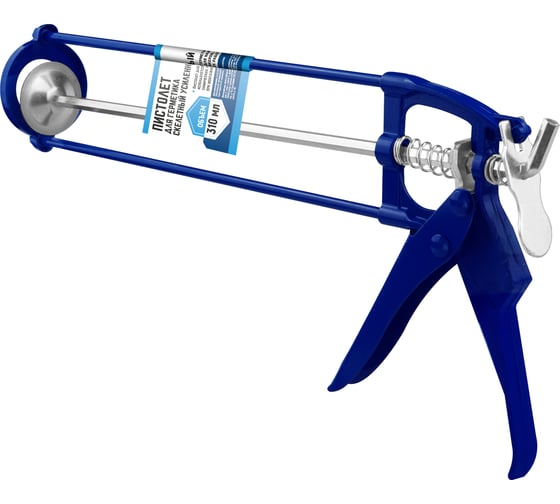 Пистолет для герметика vertextools, 225 мм, скелет усиленный 9013