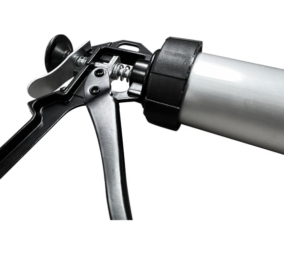 Пистолет для герметика vertextools, 400 мм, алюминий 9015