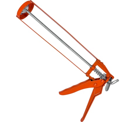Пистолет для герметика vertextools, 225 мм, скелет 2 мм 9017-03