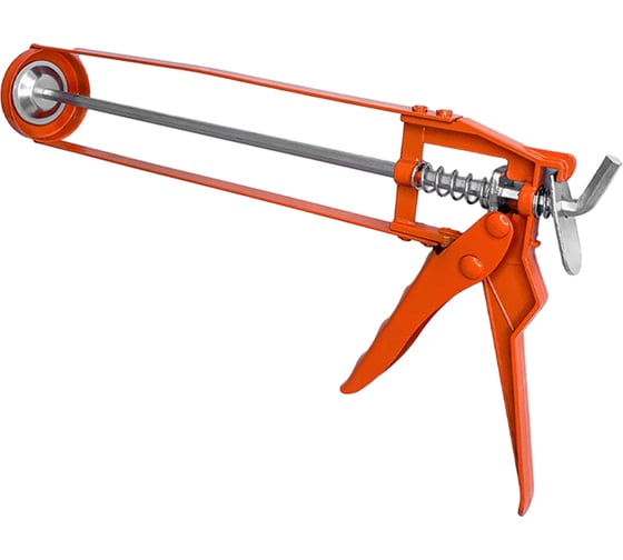 Пистолет для герметика vertextools, 225 мм, скелет 2 мм 9017-03