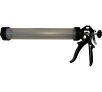 Пистолет механический Tools Brother для герметика в картриджах и тубах 600 мл., прозрачный корпус BC-1307-РТ