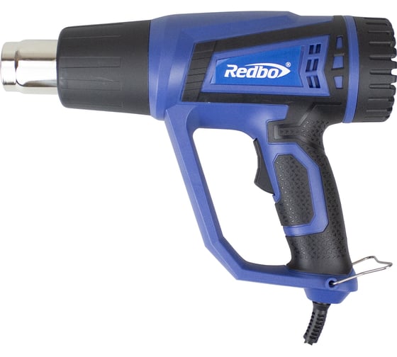 Термопистолет Redbo HG-2200, 2200Вт; 380/500С; 300/500л/мин, 2 насадки 40016 1