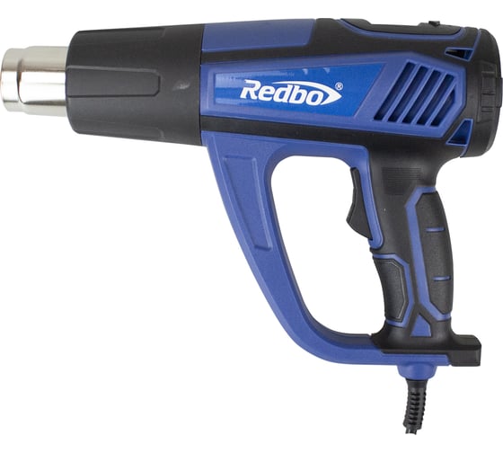 Термопистолет Redbo HG-2300D, 2300Вт; 50-350/60-600С; 300/500л/мин, 2 насадки 40017 1