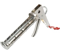 Пистолет для герметика BARTEX полуоткрытый, усиленный, металл, шток 7.8мм, хром, YL150011 BARTEX 317437