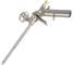 Пистолет BARTEX для монтажной пены, 190мм, алюминий, Silver, CY-058 317435 1