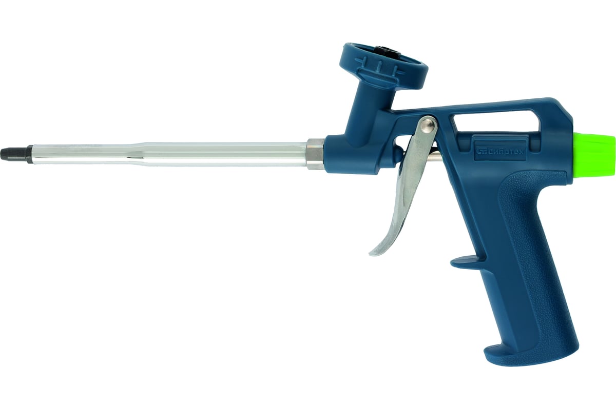 Пистолет для монтажной пены СИБРТЕХ Стандарт, усиленный пластмассовый ...