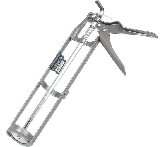 Пистолет для герметика BARTEX 225 мм, скелет усил, шток 8 мм, фиксатор 150025 302069 1