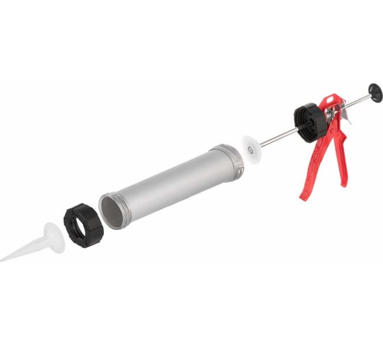 Пистолет для выдавливания силикона INTERTOOL 300мл HT-0025