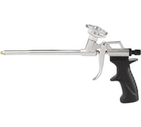 Пистолет для монтажной пены Workpro (ствол и игла-нерж.сталь, корп. никель+4 пластик. удлинителя) , WP329048