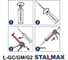 Пистолет STALMAX подходит к баллонам fischer, монтажный L-G2 360/390 для химического анкера, баллон 2 цилиндра, 12198, сталь, 1 шт 12198-023 3