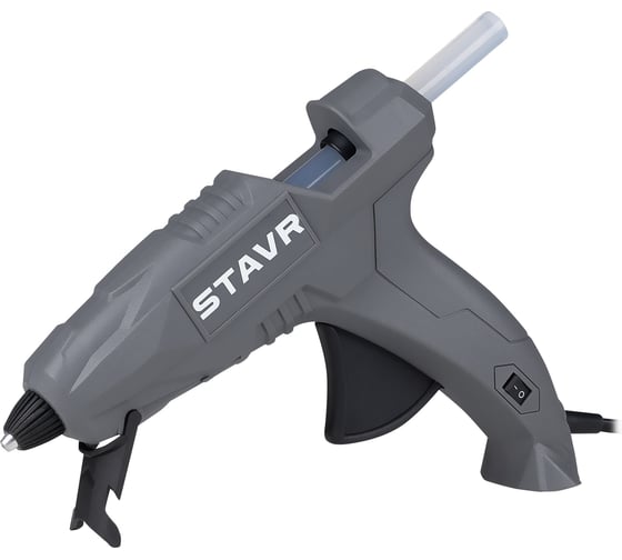 Пистолет клеевой Ставр SGG 11-190 (11мм, 190Вт, выключатель, кабель 2м), 9031800066