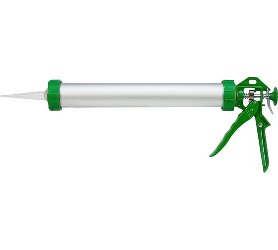 Пистолет для герметика РОСОМАХА закрытый, ал.туба 610 мл 620009