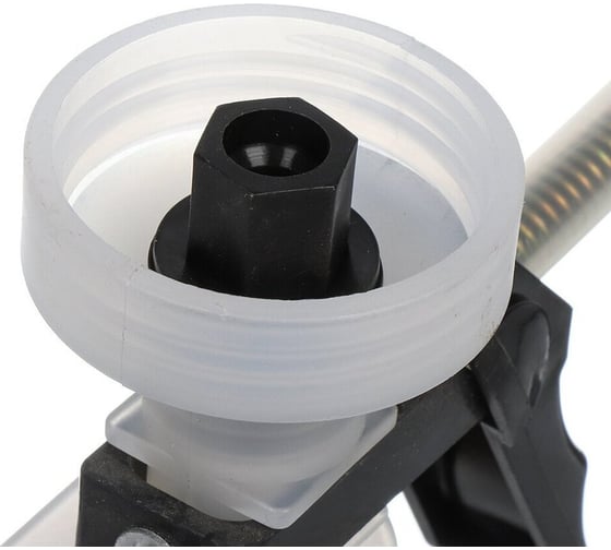 Пистолет для монтажной пены пластик, прозрачный,  (кор/60) Rutek 515-177N ВИ