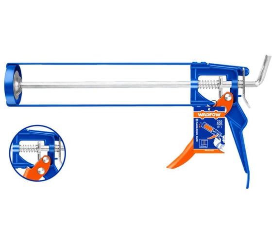 Пистолет для герметика WADFOW 230 мм 12/36 WCG3109