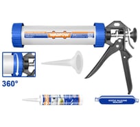 Пистолет для герметика WADFOW 230 мм 4/16 WCG5309