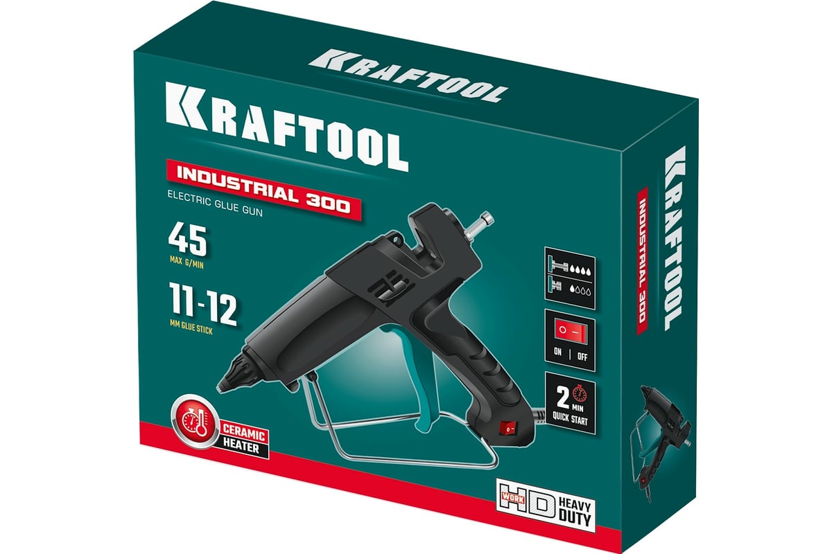  термоклеевой пистолет KRAFTOOL Industrial 300 06842 .