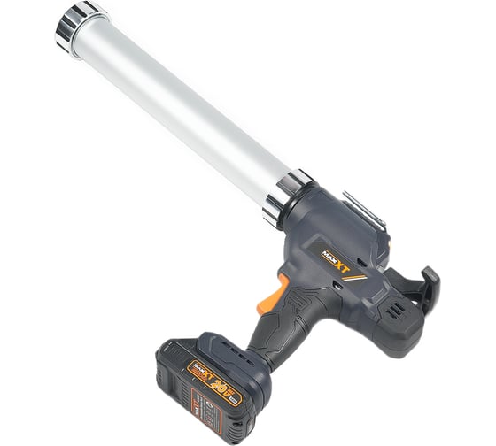 Аккумуляторный пистолет для герметика MAXXT 20V/2.0AH, 0,6 л, в пластиковом кейсе, 2 АК MDCG20V2X2P