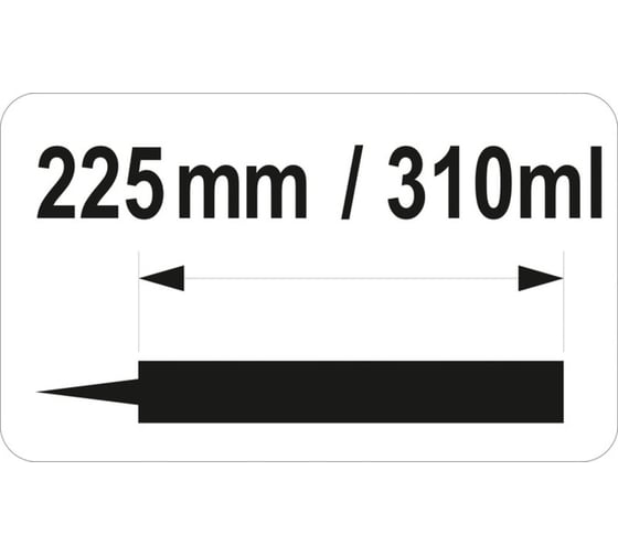 Закрытый пистолет герметика YATO YT-6754