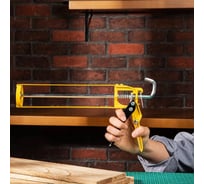 Пистолет для герметика DELI 230мм DL2360 (скелетный тип) 98423