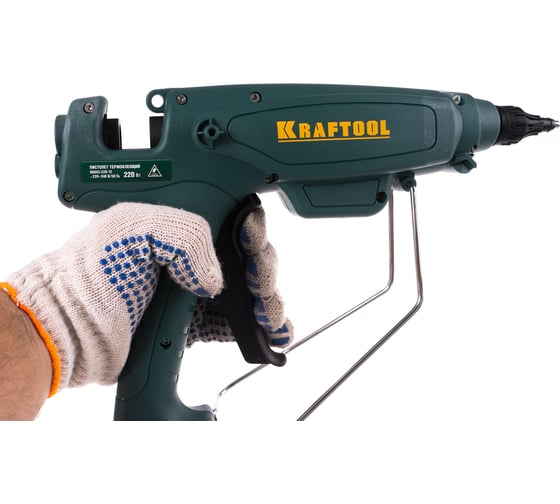 Термоклеящий пистолет Kraftool PRO 06843-220-12