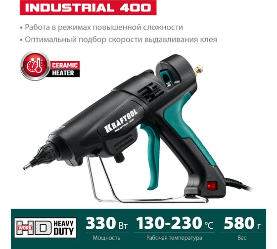 Термоклеящий пистолет KRAFTOOL Pro 06843-300-12