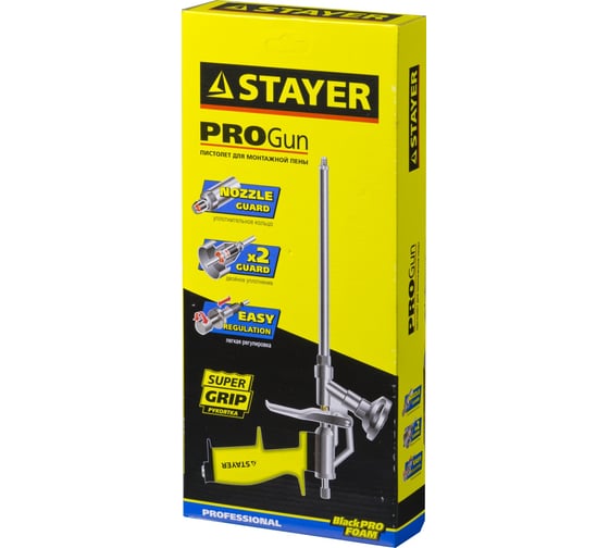 Пистолет для монтажной пены STAYER PROFESSIONAL PROGun 06861_z01