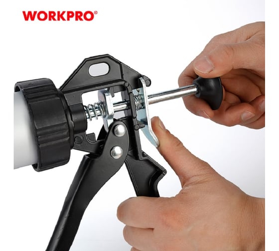 Пистолет для герметика WORKPRO 230 мм, 9 дюймов WP224002