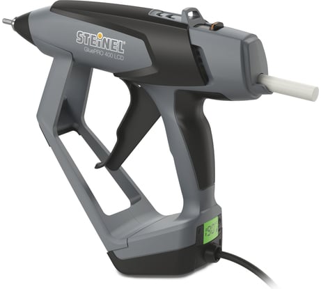 Термоклеевой пистолет STEINEL HOT GLUE GUN GLUE PRO 400 LCD KF в пластиковом кейсе 52690