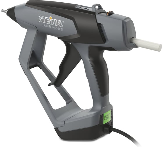 Термоклеевой пистолет STEINEL HOT GLUE GUN GLUE PRO 400 LCD KF в пластиковом кейсе 52690