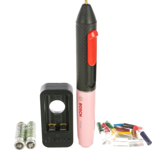 Клеевая ручка Bosch Gluey, розовая 0.603.2A2.103