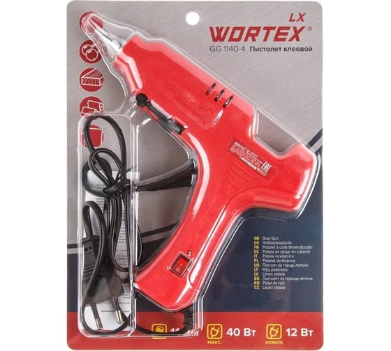 Клеевой пистолет WORTEX LX GG 1140-4 0323217